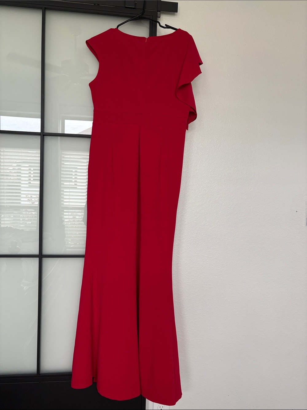 Red Ruffle-Detail Maxi Dress - Picture 3 of 3
